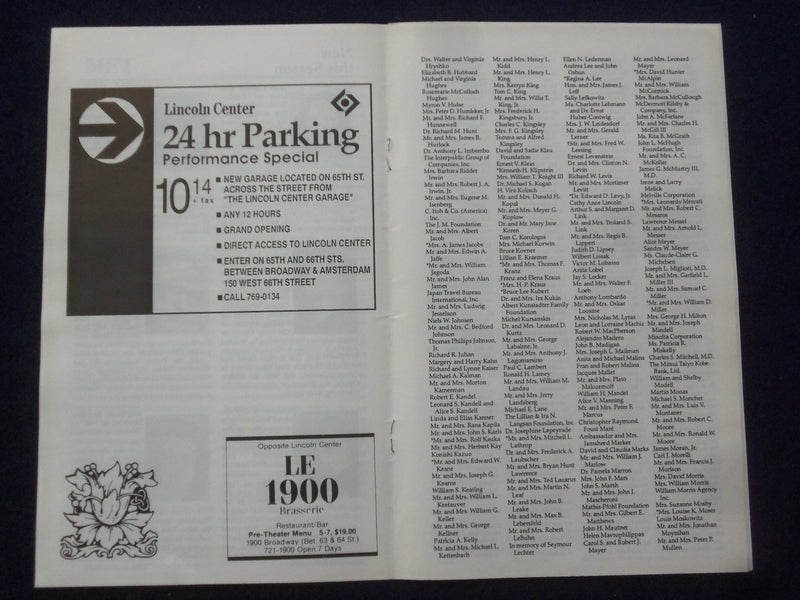 1991 MAR 26 I PURITANI SIGNED PROGRAM- CHRIS MERRITT, PAOLO GAVENEELI + 2 OTHERS