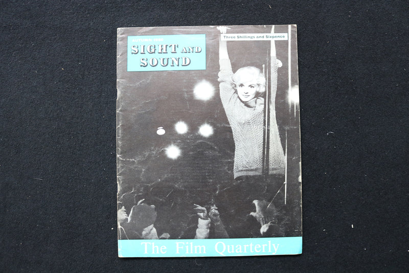 1960 AUTUMN SIGHT AND SOUND MAGAZINE - MARILYN MONROE COVER - E 24350