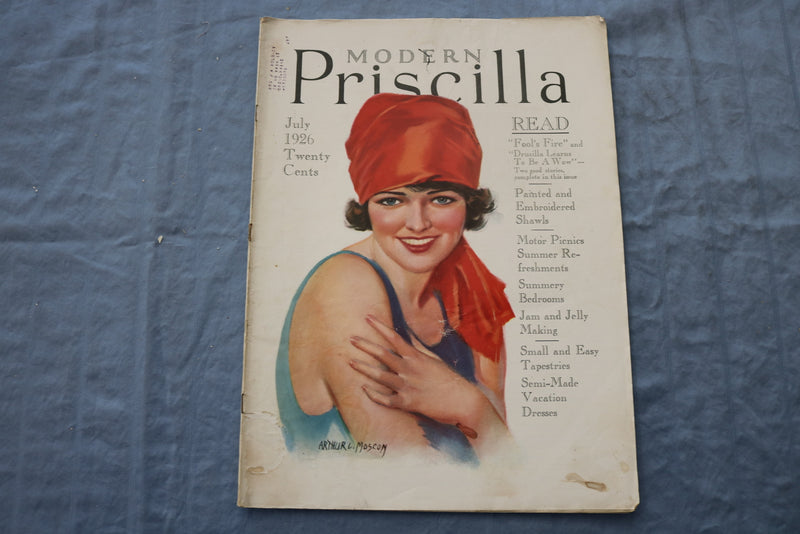 1926 JULY THE MODERN PRISCILLA MAGAZINE - ILLUSTRATIONS/STORIES/ADS - SP 4783A