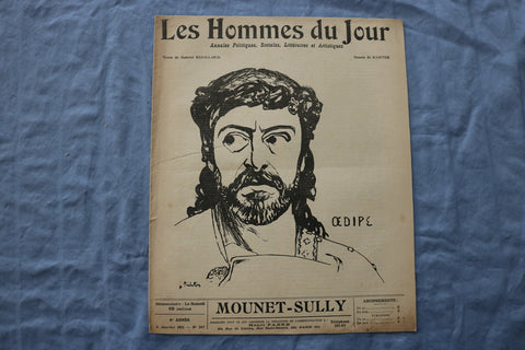 1911 JANUARY 6 LES HOMMES DU JOUR MAGAZINE - MOUNET-SULLY - FRENCH - NP 8643