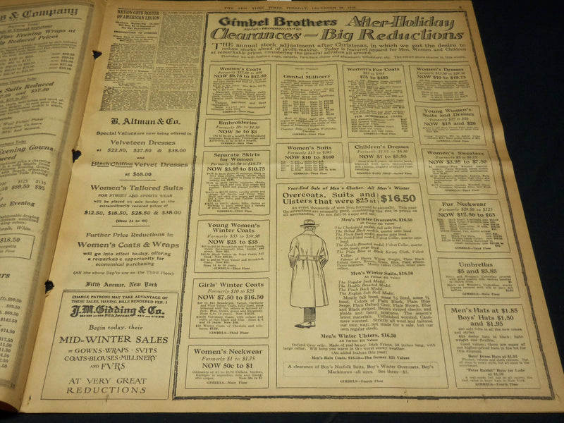 1916 DECEMBER 26 NEW YORK TIMES - GERMANS BUILDING BIGGER U-BOATS - NT 8645