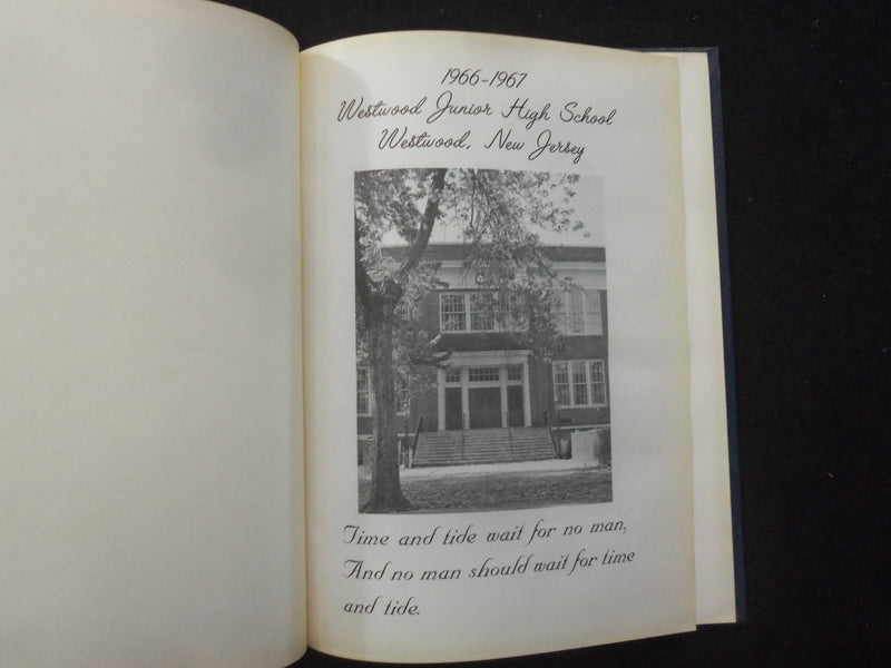 1967 LINCOLN LOG WESTWOOD JUNIOR HIGH SCHOOL YEARBOOK - WESTWOOD, NJ - YB 3190