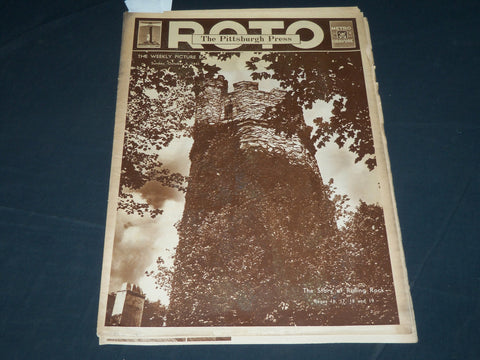 1941 OCTOBER 5 THE PITTSBURGH PRESS SUNDAY ROTO SECTION - ROLLING ROCK - NP 4498