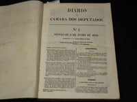 1856 JAN-JUL DIARIO DA CAMARA DOS DEPUTADOS VOLUMES LOT OF 3 - LISBOA - KD 2016K