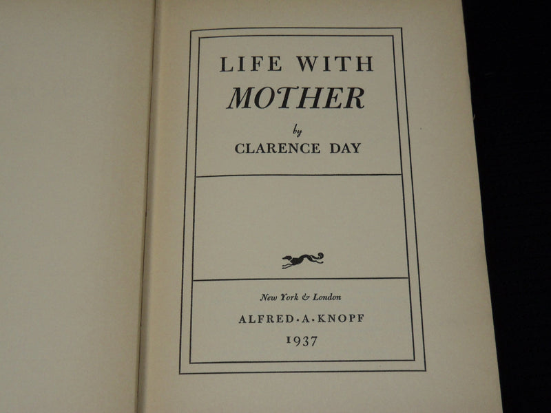 1935-1936 LIFE WITH FATHER - MOTHER BOOK LOT OF 3 - CLARENCE DAY - KD 3905J