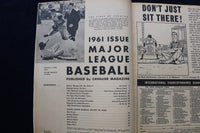 1961 MAJOR LEAGUE BASEBALL MAGAZINE - WHY THE GIANTS FLOPPED. COVER - E 11892