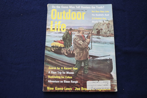 1969 SEPTEMBER OUTDOOR LIFE MAGAZINE - FISHING, HUNTING, CAMPING - E 9052
