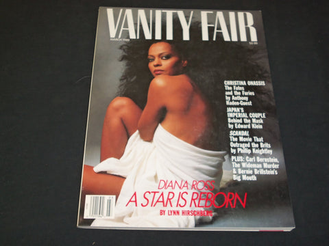 1989 MARCH VANITY FAIR MAGAZINE - DIANA ROSS, PHOTO BY ANNIE LEIBOVITZ - SP 4960