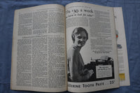 1931 AUGUST COSMOPOLITAN MAGAZINE - HARRISON FISHER COVER - GREAT ADS - ST 1001S