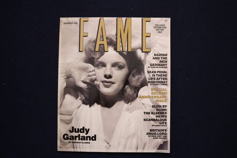 1990 NOVEMBER FAME MAGAZINE - JUDY GARLAND COVER - E 18822