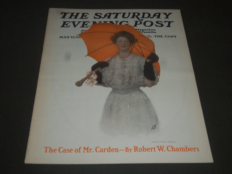 1906 MAY 12 THE SATURDAY EVENING POST MAGAZINE - SARAH S. STILWELL - SP 975