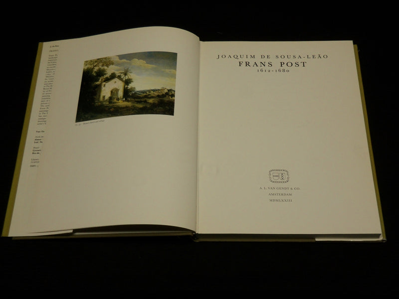 1973 JOAQUIM DE SOUSA-LEAO FRANS POST 1612-1680 HARDCOVER BOOK - R 712M