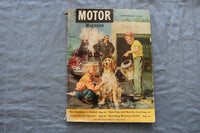 1956 SEPTEMBER MOTOR MAGAZINE - A GREAT ILLUSTRATION COVER - SP 1196G