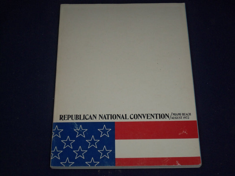 1972 REPUBLICAN NATIONAL CONVENTION PROGRAM - MIAMI BEACH - GREAT ADS - J 1477