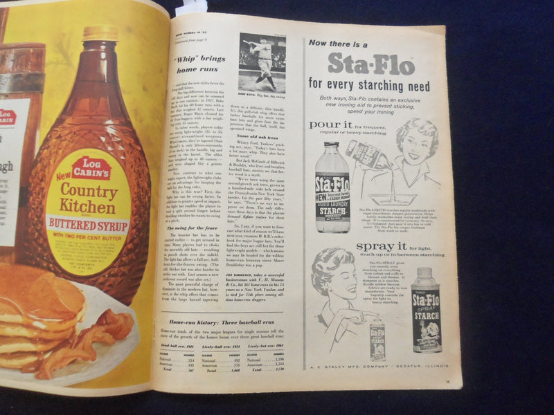 1962 JANUARY 7 THIS WEEK MAGAZINE SECTION - JOE DIMAGGIO - J 9800