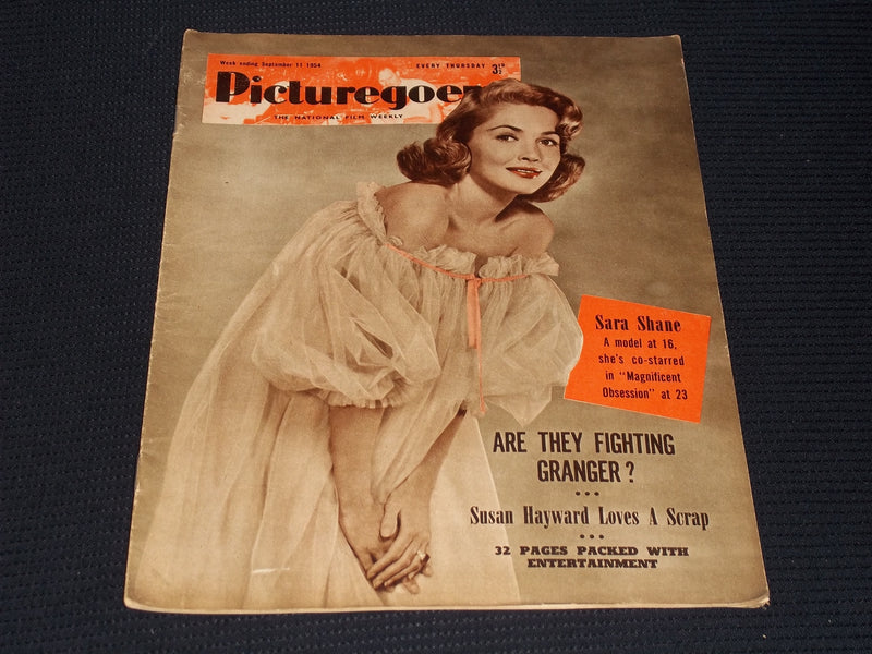 1954 SEPTEMBER 11 PICTUREGOER MAGAZINE - SARA SHANE FRONT COVER - E 13359