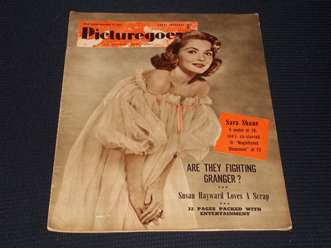 1954 SEPTEMBER 11 PICTUREGOER MAGAZINE - SARA SHANE FRONT COVER - E 13359