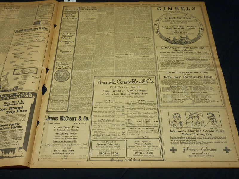 1915 FEBRUARY 24 NEW YORK TIMES - NEW NOTES TO BRITAIN AND GERMANY - NT 7775