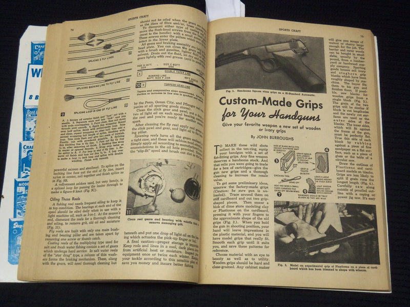 1953 SPORTS CRAFT MAGAZINE - VOLUME 1 - GOLF CART PLANS - DUCK BOAT - K 1010