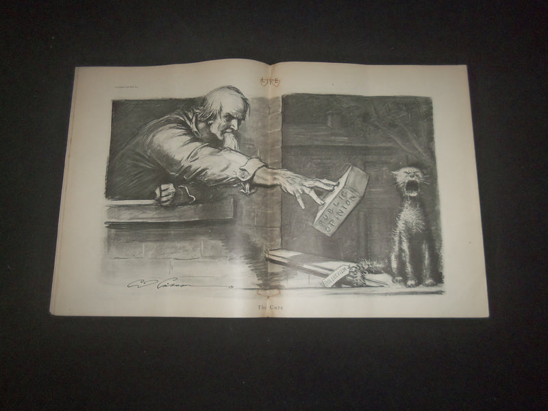 1919 MARCH 20 LIFE MAGAZINE - BOLSHEVIK NUMBER - THE GREATER MONSTER - L 768V