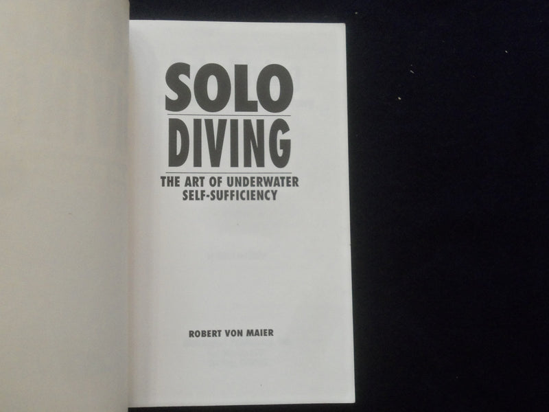 1993 SOLO DIVING BY ROBERT VON MAIER - J 8360