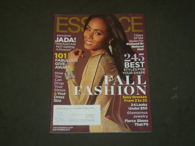 2012 SEPTEMBER ESSENCE MAGAZINE - JADA PINKETT SMITH COVER - B 1342