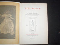 1899 SARACINESCA HARDCOVER BOOKS BY F. MARION CRAWFORD - 2 VOLUMES - KD 9277