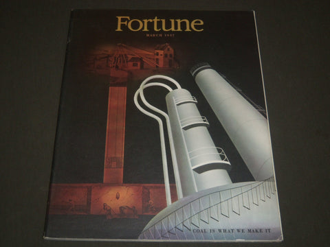 1947 MARCH FORTUNE MAGAZINE - GREAT COVER & ADS - F 196