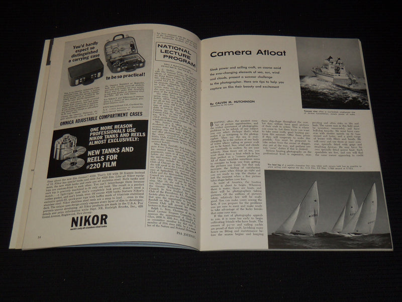 1965-1969 PSA JOURNAL MAGAZINE LOT OF 4 - PHOTOGRAPHIC SOCIETY AMERICA - O 2596N
