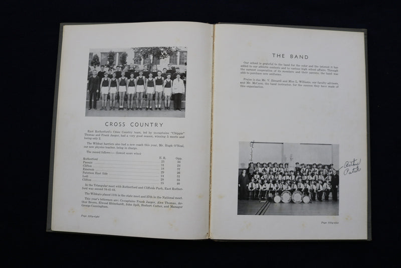1938 TEA LEAF EAST RUTHERFORD HIGH SCHOOL YEARBOOK- EAST RUTHERFORD, NJ- YB 3454