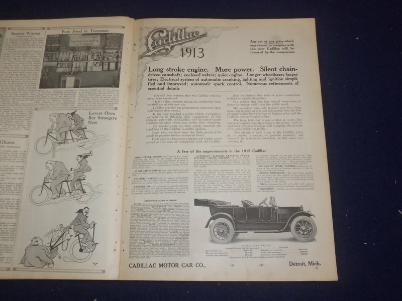 1912 AUGUST 31 COLLIER'S MAGAZINE - THE WATER NYMPH - ST 6700