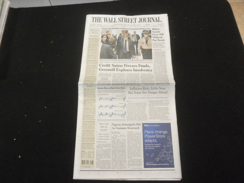 2021 MARCH 2 THE WALL STREET JOURNAL -BIDEN, SENATE PRESS BILL WITHOUT PAY BOOST