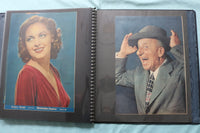 MOVIE STAR COLOROTO MAGAZINE SCRAPBOOK -CLAUDETTE COLBERT-PERRY COMO-CROSBY - #9