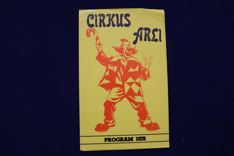1978 CIRKUS ARLI SOFTCOVER PROGRAM - DUTCH TEXT - K 604
