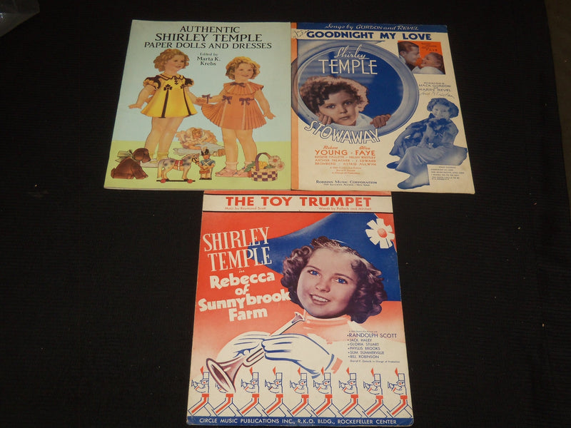 SHIRLEY TEMPLE EPHEMERA LOT - 15 PIECES - O 1811