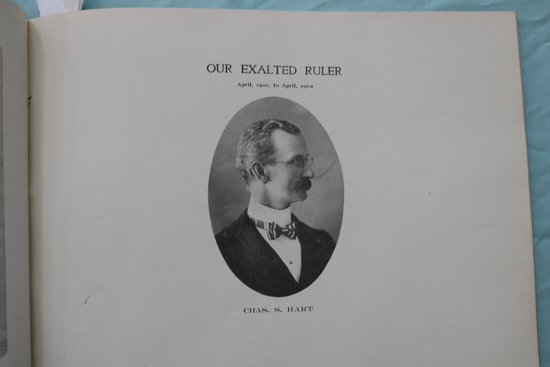 1901 ELKS GRAND CARNIVAL REUNION PHOTO ALBUM - SOFTCOVER BOOK - K 2483
