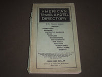 1919 AMERICAN TRAVEL & HOTEL DIRECTORY - U. S. EASTERN SECTION - KD 4288