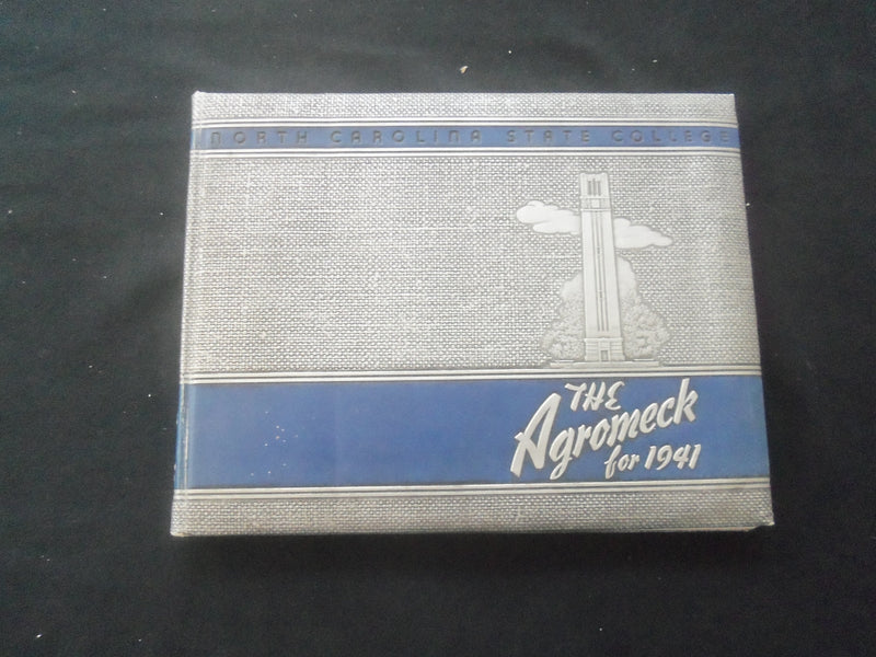 1941 AGROMECK NORTH CAROLINA STATE COLLEGE YEARBOOK - RALEIGH, NC - YB 2951