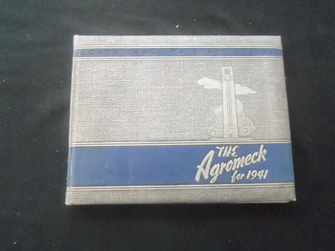 1941 AGROMECK NORTH CAROLINA STATE COLLEGE YEARBOOK - RALEIGH, NC - YB 2951