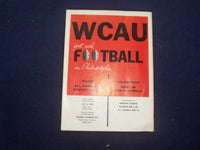 1957 OCTOBER 26 NAVY VS. PENNSYLVANIA FOOTBALL PROGRAM - NICE PHOTOS - J 9455