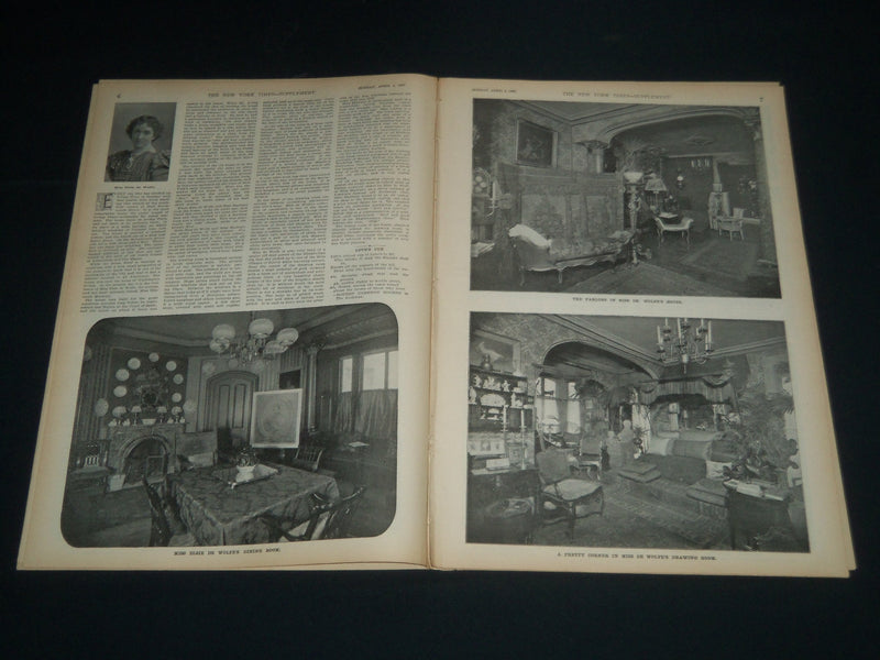 1897 APRIL 4 NEW YORK TIMES ILLUSTRATED MAGAZINE -REV MICHAEL CORRIGAN - NP 3866