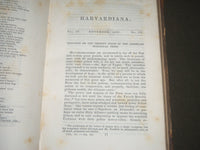 1837-1838 THE HARVARDIANA BOUND VOLUME NO. 4 - JAMES RUSSELL LOWELL - KD 4407