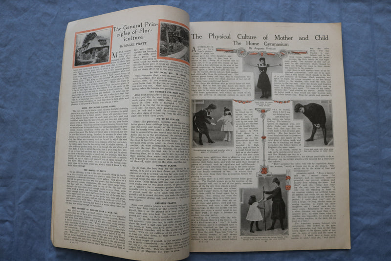 1909 JANUARY THE MOTHER'S MAGAZINE - GREAT ILLUSTRATIONS & STORIES - ST 1000I