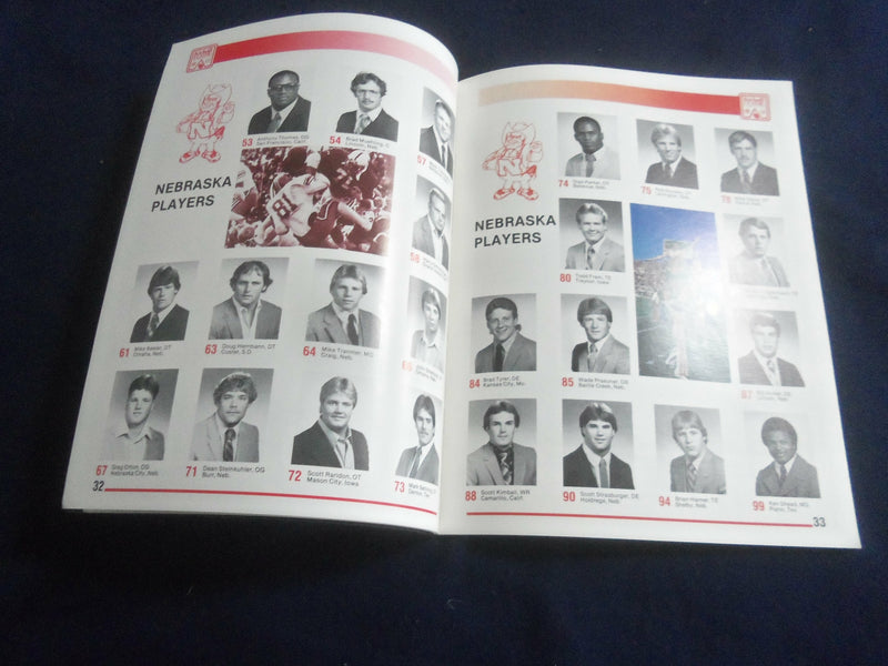 1983 AUG 29 KICKOFF CLASSIC PROGRAM - UNIV NEBRASKA VS PENN STATE UNIV - ST 659A
