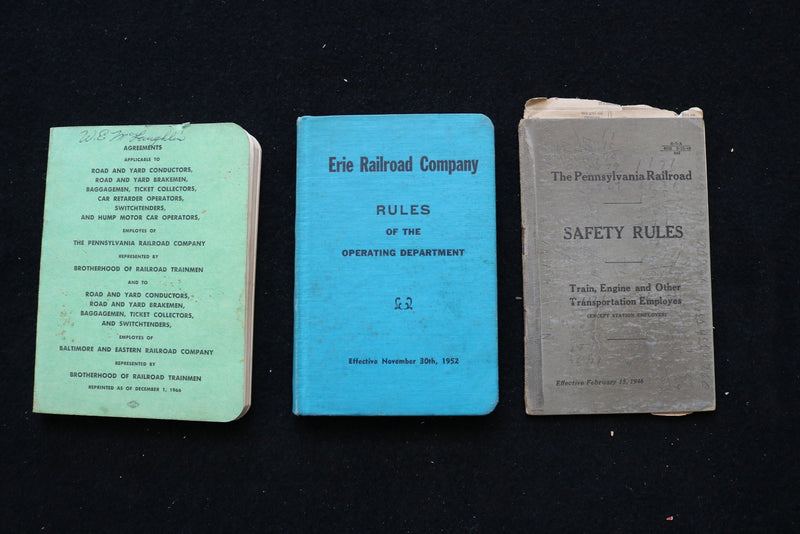 1930'S-1970'S RAILROAD EPHEMERA - LOT OF 25 PIECES - O 3675