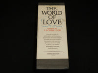 1964 THE WORLD OF LOVE BOXED SET OF 2 VOLUMES - ISIDOR SCHNEIDER - KD 5402J