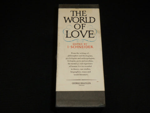 1964 THE WORLD OF LOVE BOXED SET OF 2 VOLUMES - ISIDOR SCHNEIDER - KD 5402J