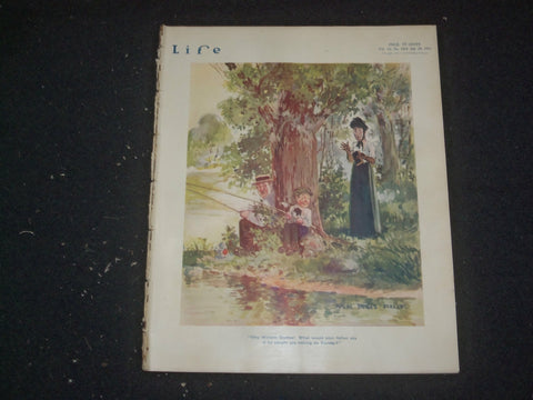 1913 JULY 24 LIFE MAGAZINE - WILLIAM STUBBS! WHAT WOULD YOUR FATHER SAY- ST 6487