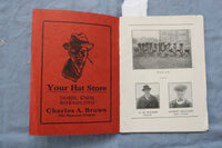 1919 FORT DODGE HIGH SCHOOL PROGRAMS SOFTCOVER BOOKS - LOT OF 2 - K 730