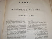 1833 JOURNALS OF THE HOUSE OF LORDS VOLUME NO. 65 - GULIELMI QUARTI - KD 4B
